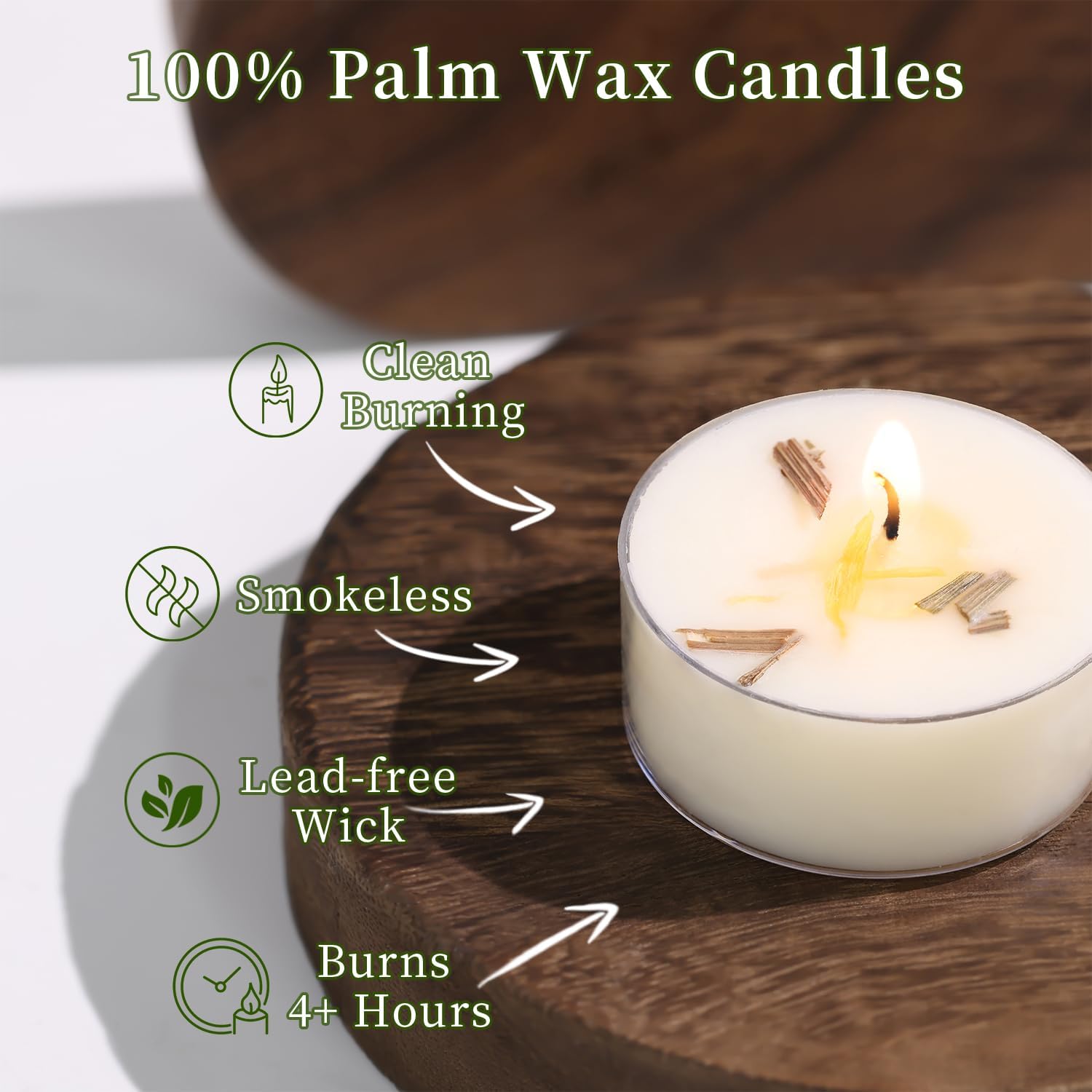 Citronella Tea Light Candles Outdoor 48 Pack