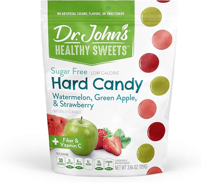 Dr. John's Healthy Sweets SugarFree Fruit Hard Candy with Xylitol