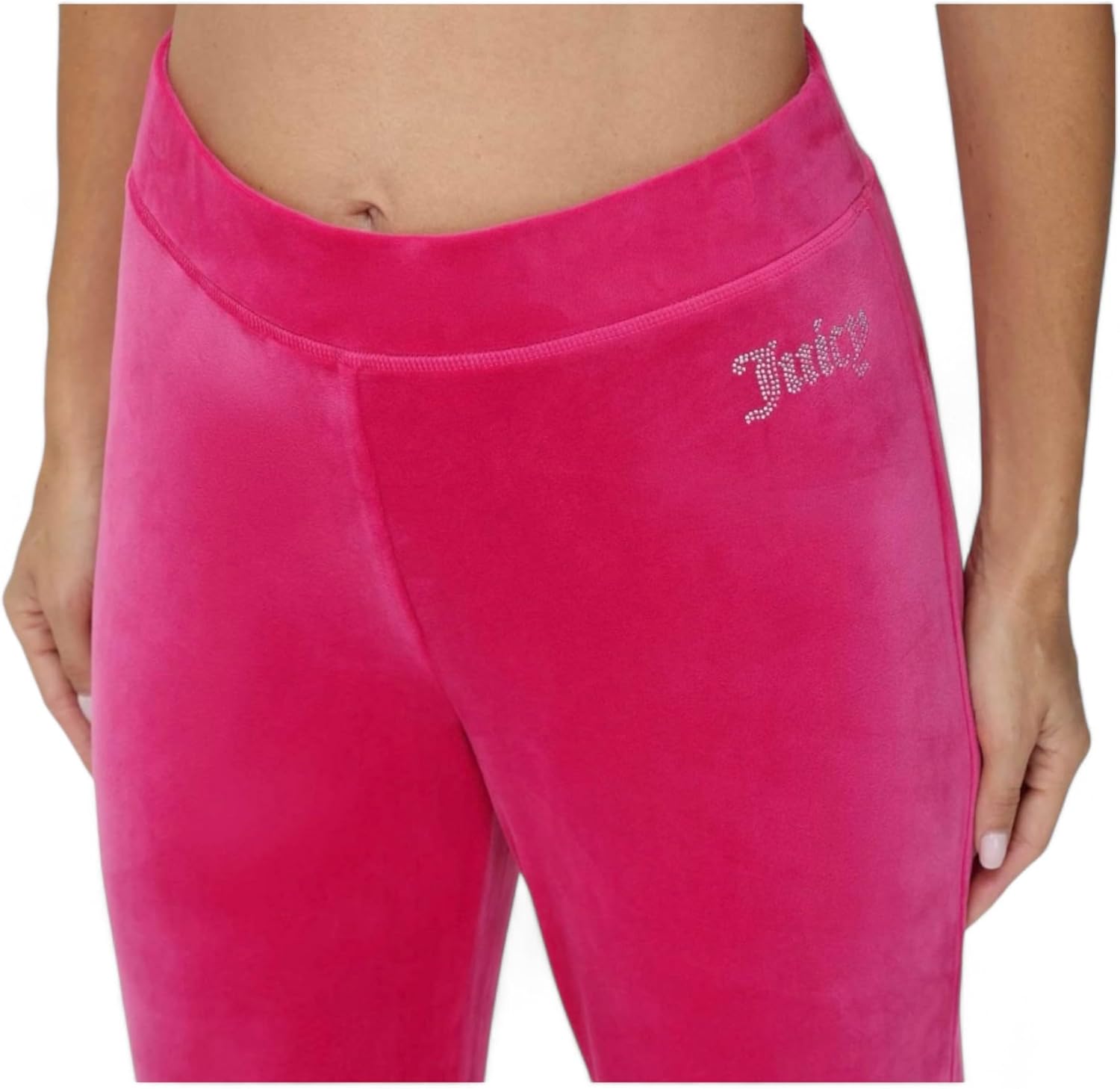 Juicy Couture レディース キラキラベロアトラックパンツ