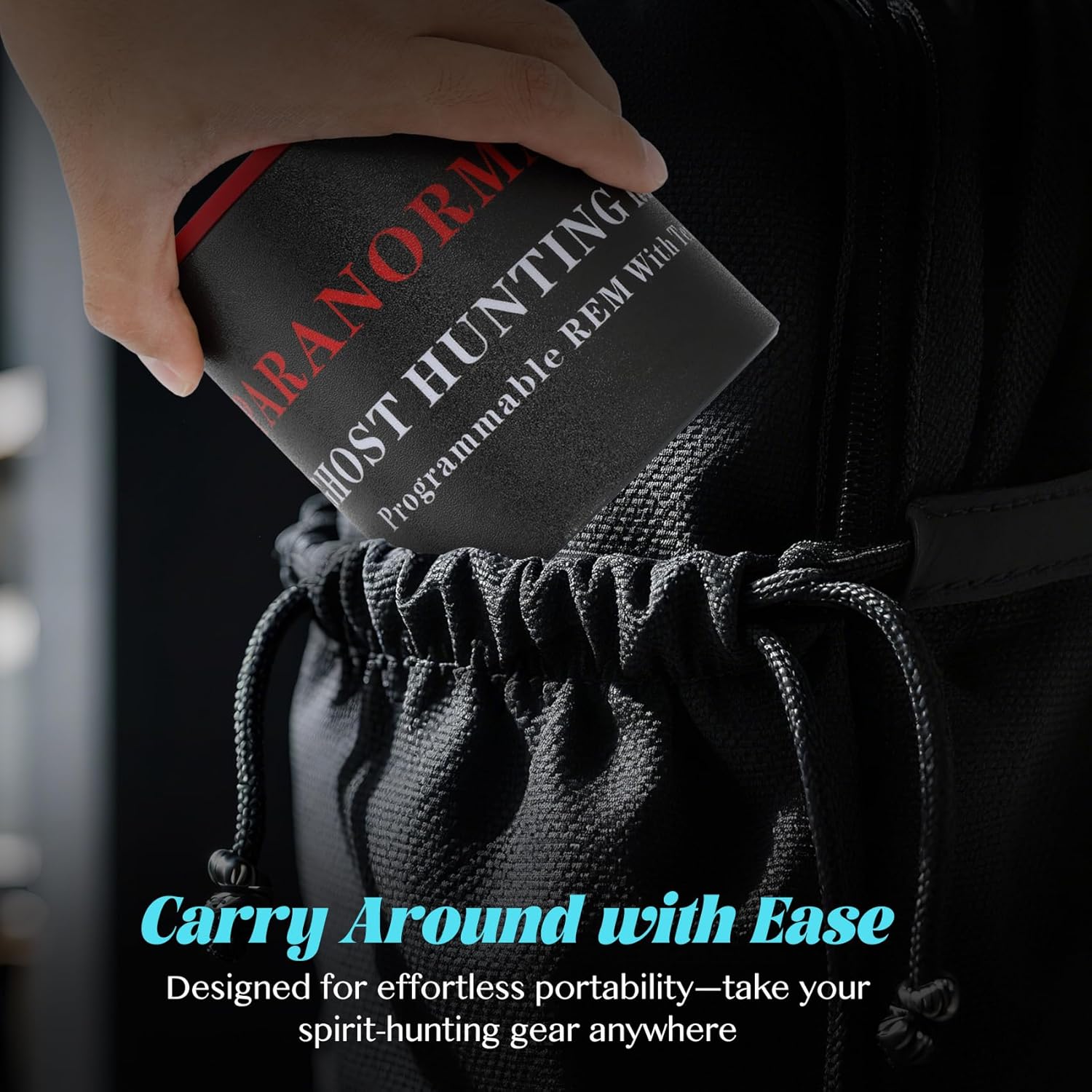 Ghost Hunting Equipment - Professional EMF & Temperature Detector with 5-Level Sensitivity, Auto Calibration & Detachable Antenna, Plus Pure Copper Dowsing Rods & LED Flashing Energy-Sensing Balls