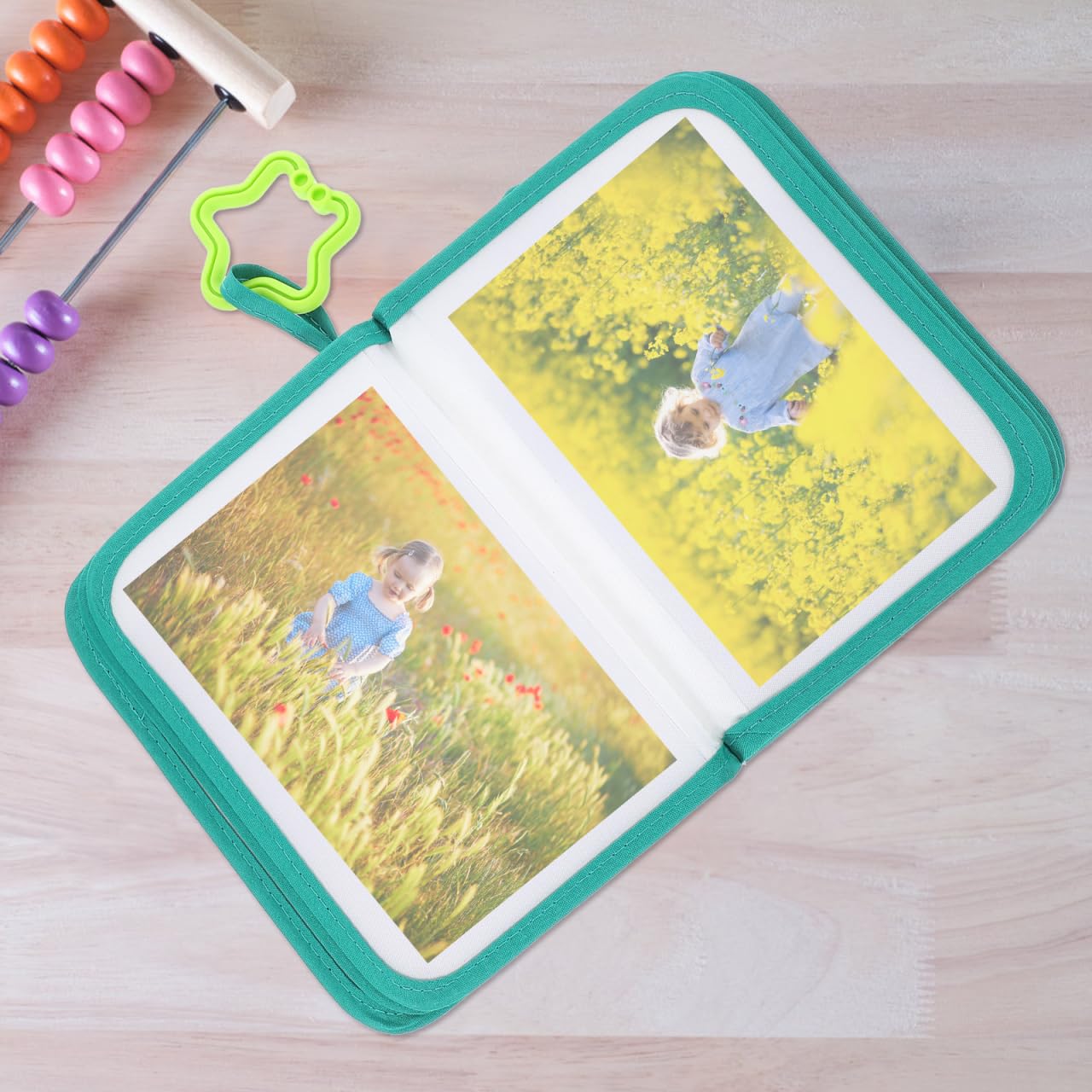 VICASKY Baby Photo Album Soft Kids Toddler Memory Cloth for Boy Babies Album Cartoon Koala Picture for Kids Keepsake 17 Sheet - Image 4