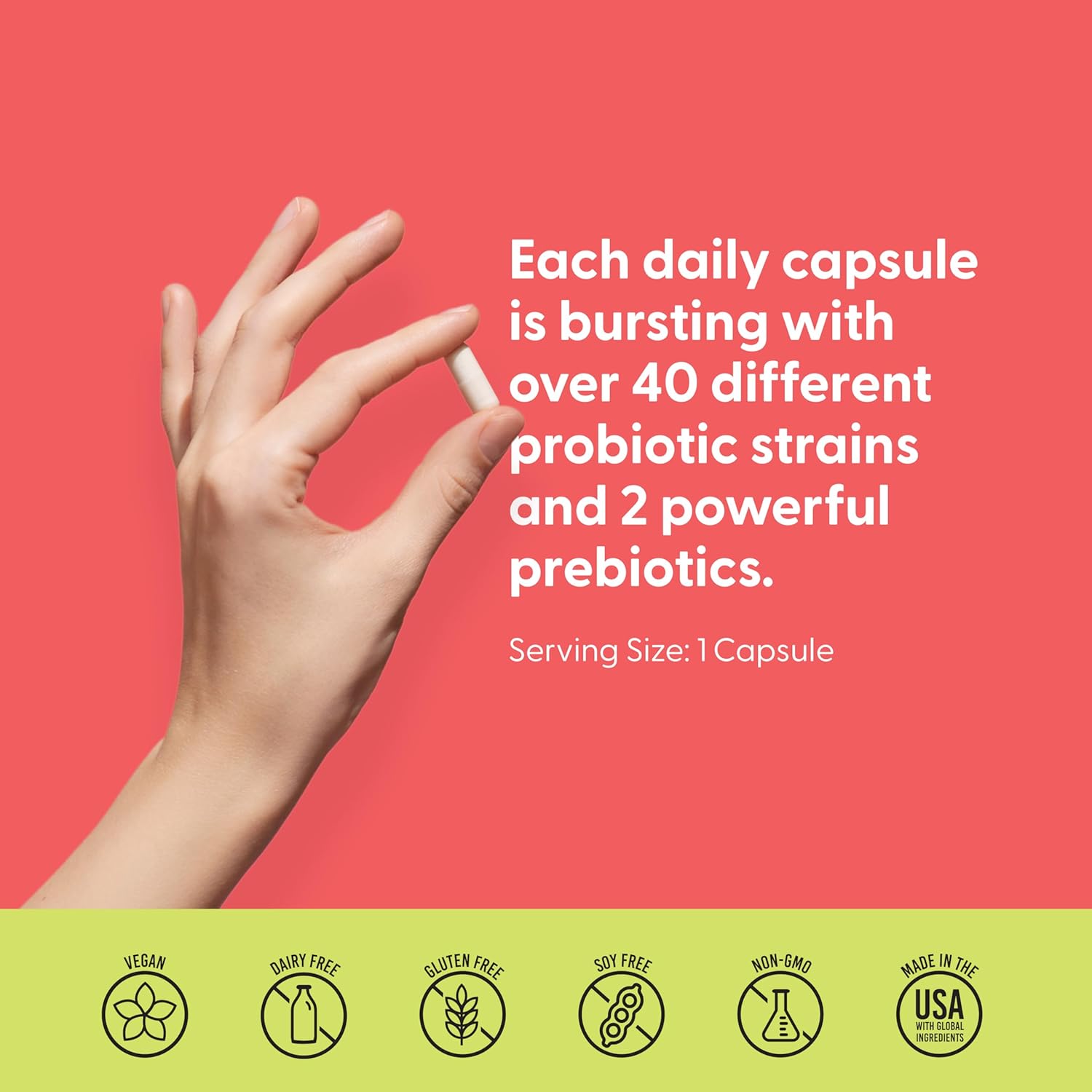 LIVELY VITAMIN CO. Great Guts Probiotic - 150 Billion CFU Probiotic - Balance Gut Microbiome, GI Tract, Inflammation, Indigestion, Reflux, Upset Stomach, & Diarrhea - 60 Caps
