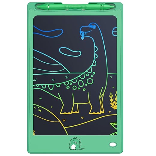 FLUESTON Toys LCD Writing Tablet Toddler,Toys for Boys Girls 3 4 5 6 7 8year,8.8 Inch 1pcs in 1 Pack Drawing Pad Toy Christmas Birthday Gifts for Kids,Drawing Tablet Doodle Board Cute Unicorn