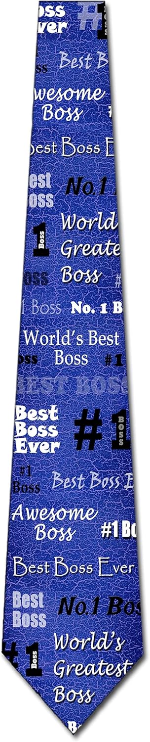 Three Rooker Boss's Day Ties Boss Necktie Mens Manager Tie Gift