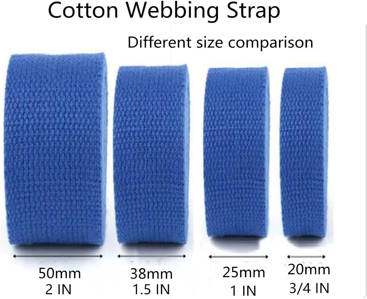 Amazon.co.jp: コットンリボン、ウェビングストラップテープ、バッグ用コットンウェビングストラップ 20mm 25mm 38mm 50mm  - 厚さ 1.3mm - 長さ 5 または 10 ヤード (Color : Green, Size : 50MM x 5Yards) : ファッション コットンリボン、ウェビングストラップテープ、バッグ用コットンウェビングストラップ 20mm 25mm 38mm 50mm 幅 - 厚