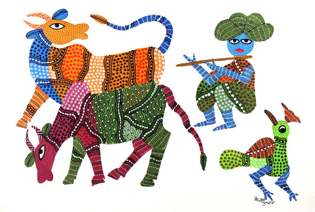 Indian Tribal Art Animals