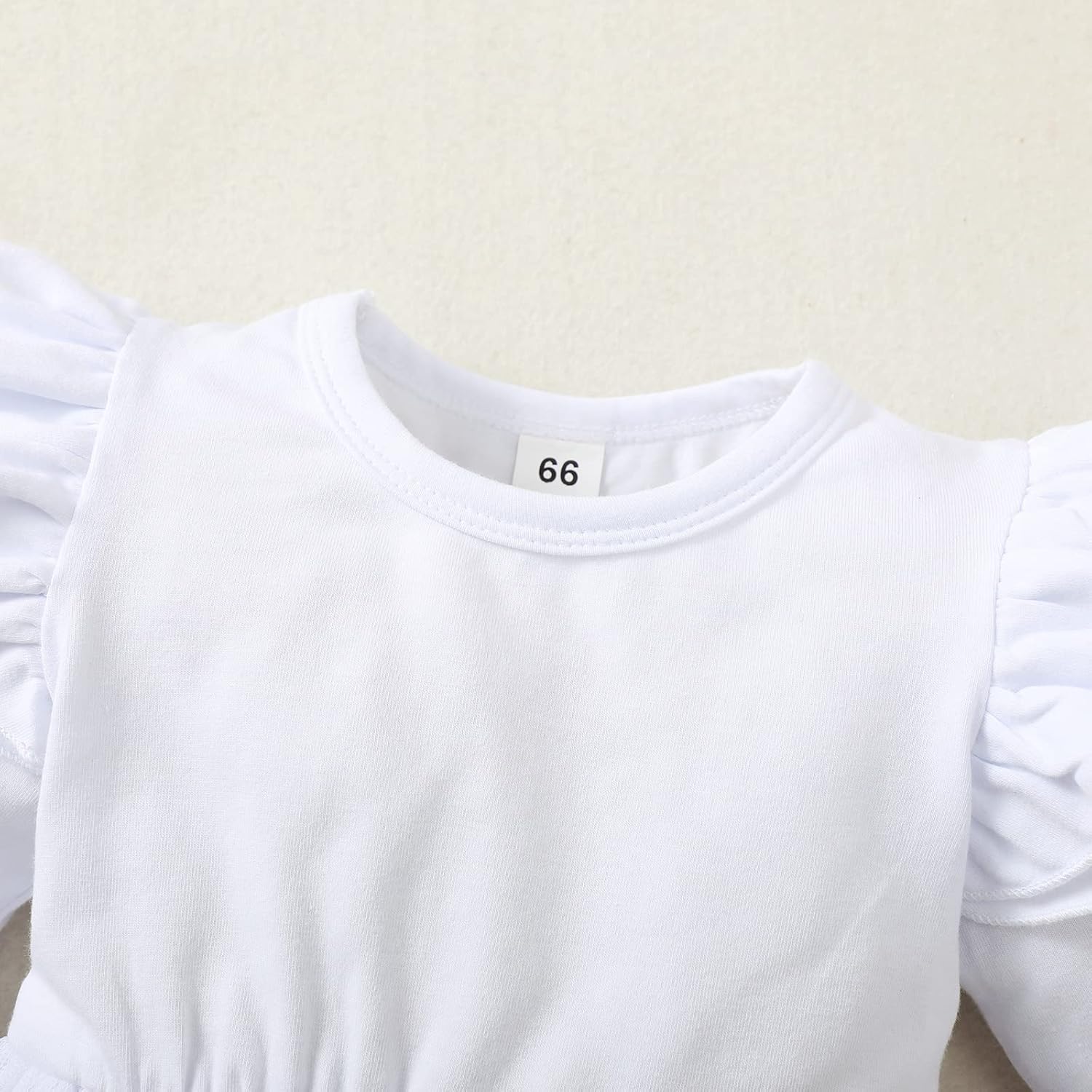 Baby Girl Ruffle Sleeve Romper Dress Outfit Newborn Princess Tulle Dresses Infant Jumpsuit Tutu Skirt Set Clothes - Image 4