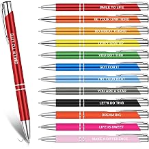 ViEinkaufen 12Pcs Funny Novelty Pens Inspirational Quotes Pen