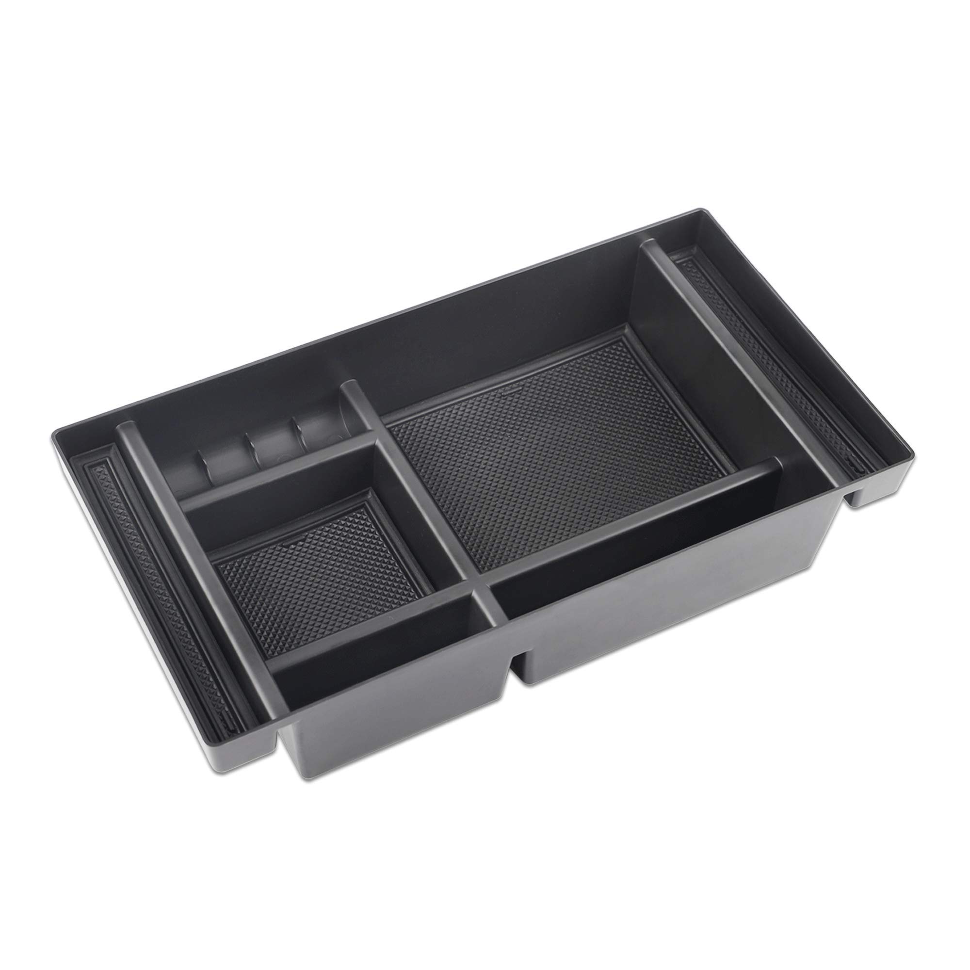 FLYCLE Center Console Organizer Tray Compatible with 2019-2021 Chevy Silverado 1500,GMC Sierra 1500,2020 2021 Chevy Silverado/GMC Sierra 2500/3500 HD (Full Console w/Bucket Seats ONLY)