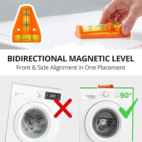 Miniatura 4 de Silent Guys Anti Vibration Pads for Washing Machine (4 Pack) – Heavy Duty Washing Machine Anti-Vibration Pads, Universal Washer Feet, Grey Anti