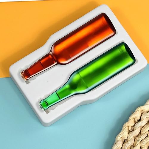 Miniatura 7 de Molde de silicona para botella de cerveza, molde de fondant de chocolate, herramienta para hornear decoración de tartas, molde de adornos de resina