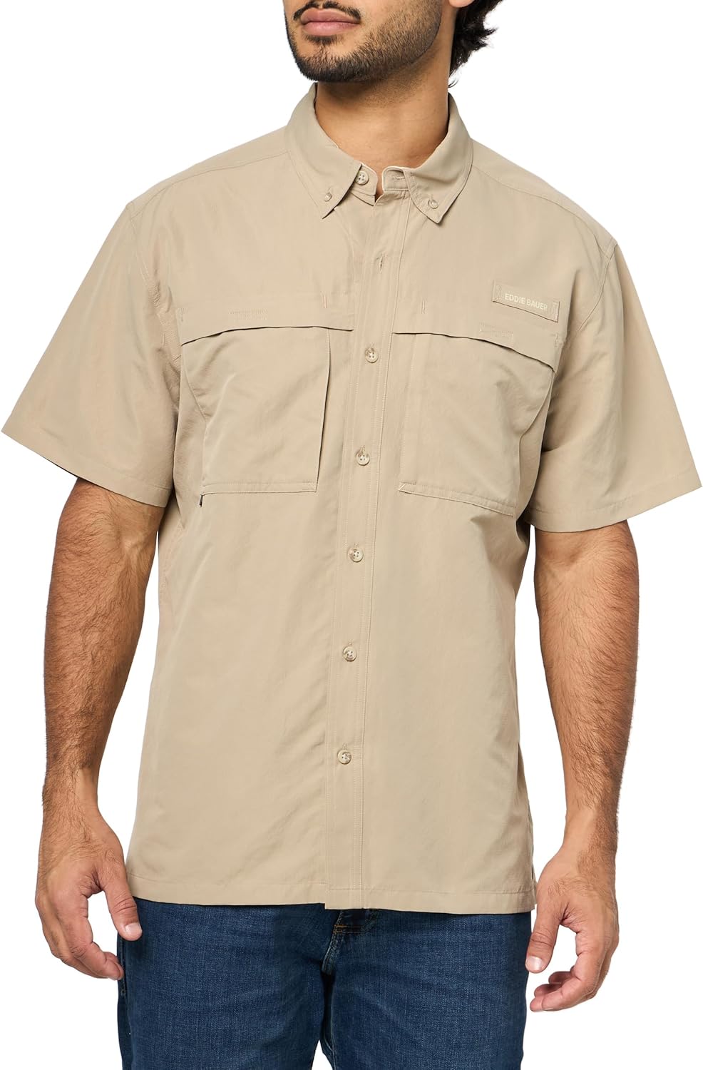 Eddie Bauer Men's Short Sleeve Rainier Ripstop Shirt