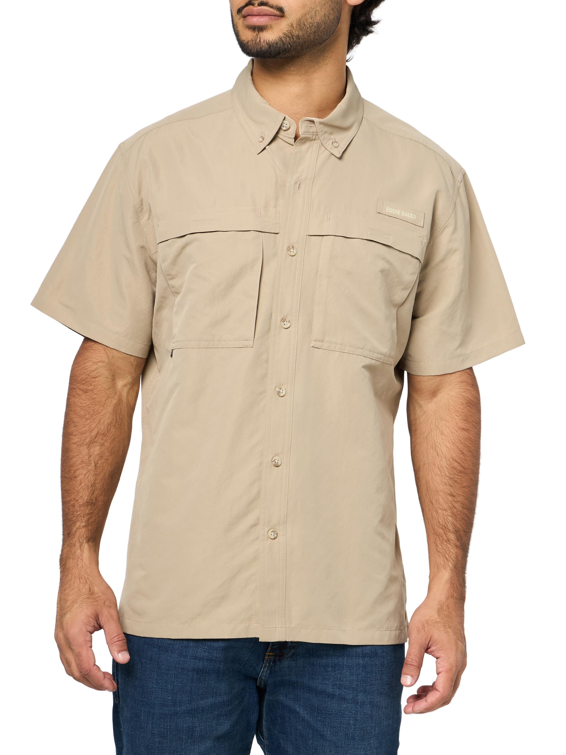 Eddie Bauer Men's Short Sleeve Rainier Ripstop Shirt