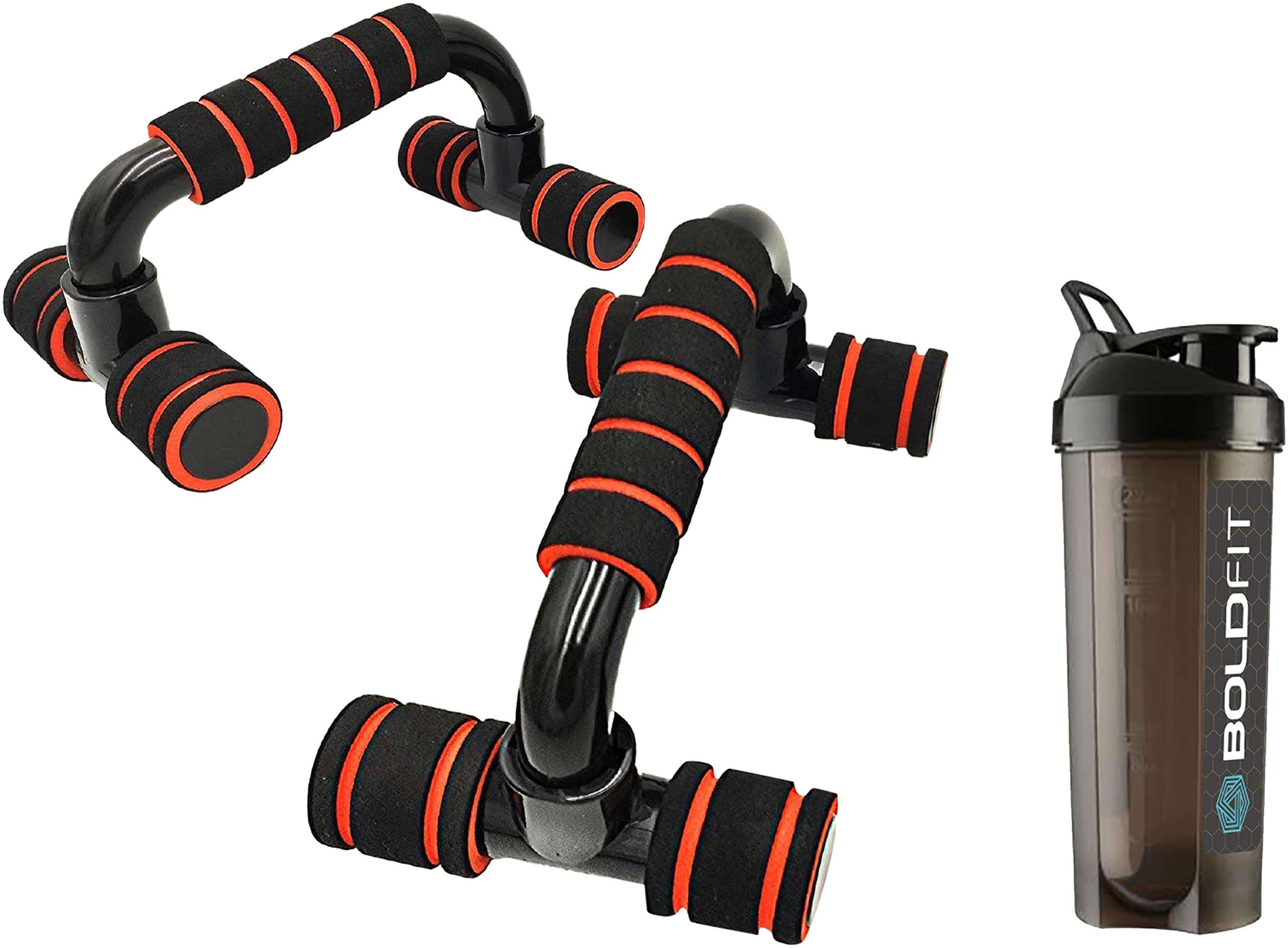 Boldfit Push Up Bar Stand For Gym & Home Exercise (Multicolor) & Boldfit Plastic Gym Typhoon Shaker Bottle(Typhoon Black, 650 Milliliters) (B0BB6Q4BJ7) Amazon Price History, Amazon Price Tracker