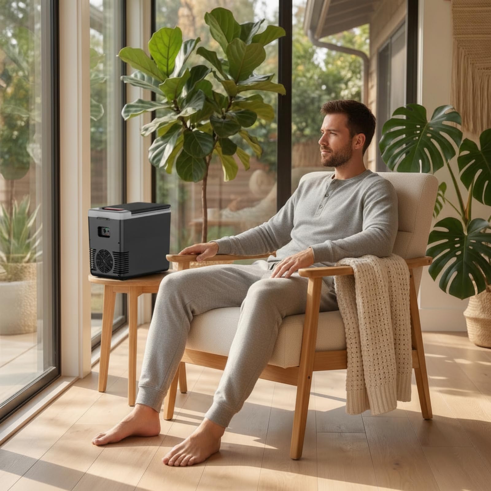 Nevera Portátil con Asa Ligero | Nevera Termoeléctrica, Ligera, eléctrica Eléctrico, para Coche