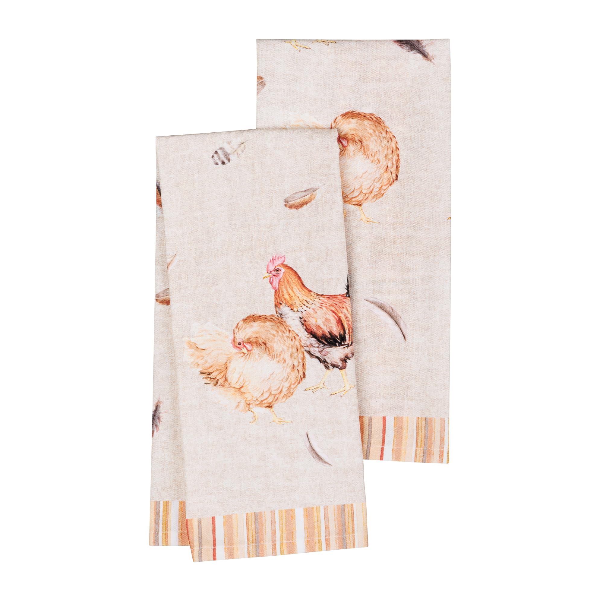 Maison d' Hermine Kitchen Towels Set of 2 Reusable 100% Cotton 70cm x 50cm โ image 1