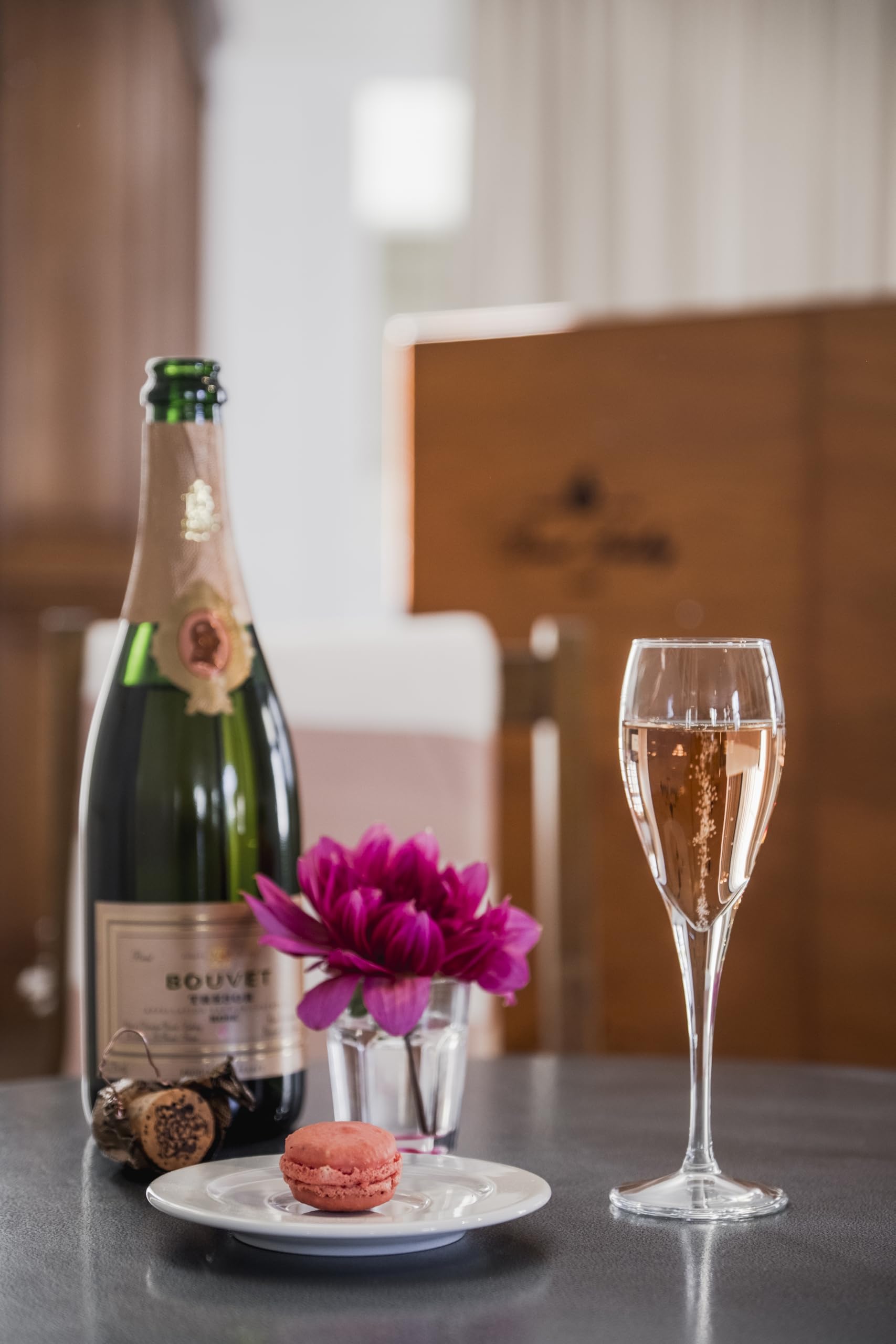 Bouvet Trésor Rosé Saumur Brut AOP - Schaumwein - Im Eichenfass ausgebaut - Cabernet Franc - Für Apéritifs, Nachtisch - 6 x 0.75 L