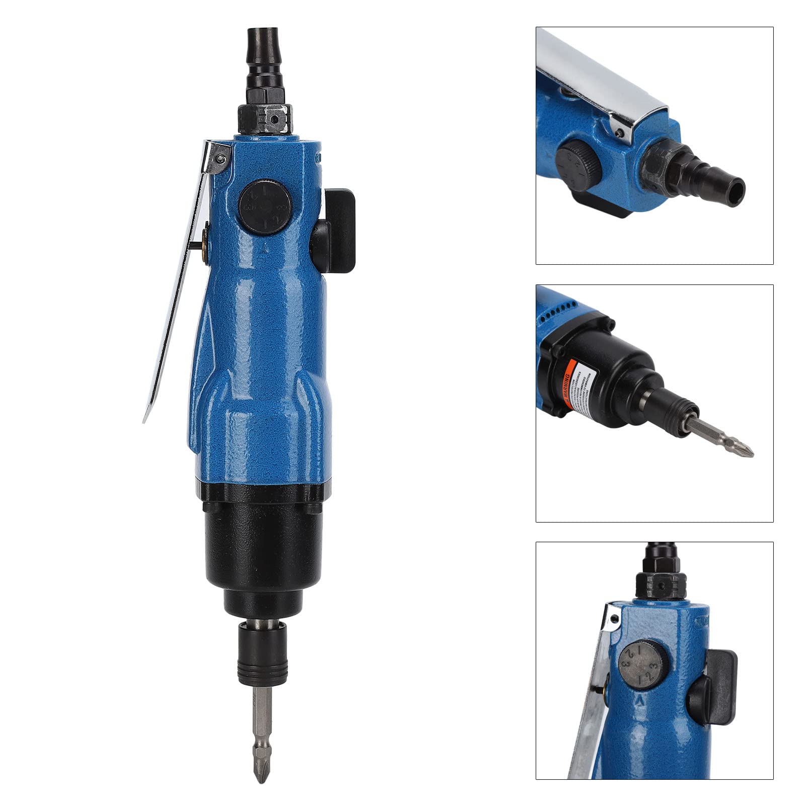 FTVOGUE Pistola Destornillador de Aire Industrial, 100 N.m Alto Par,