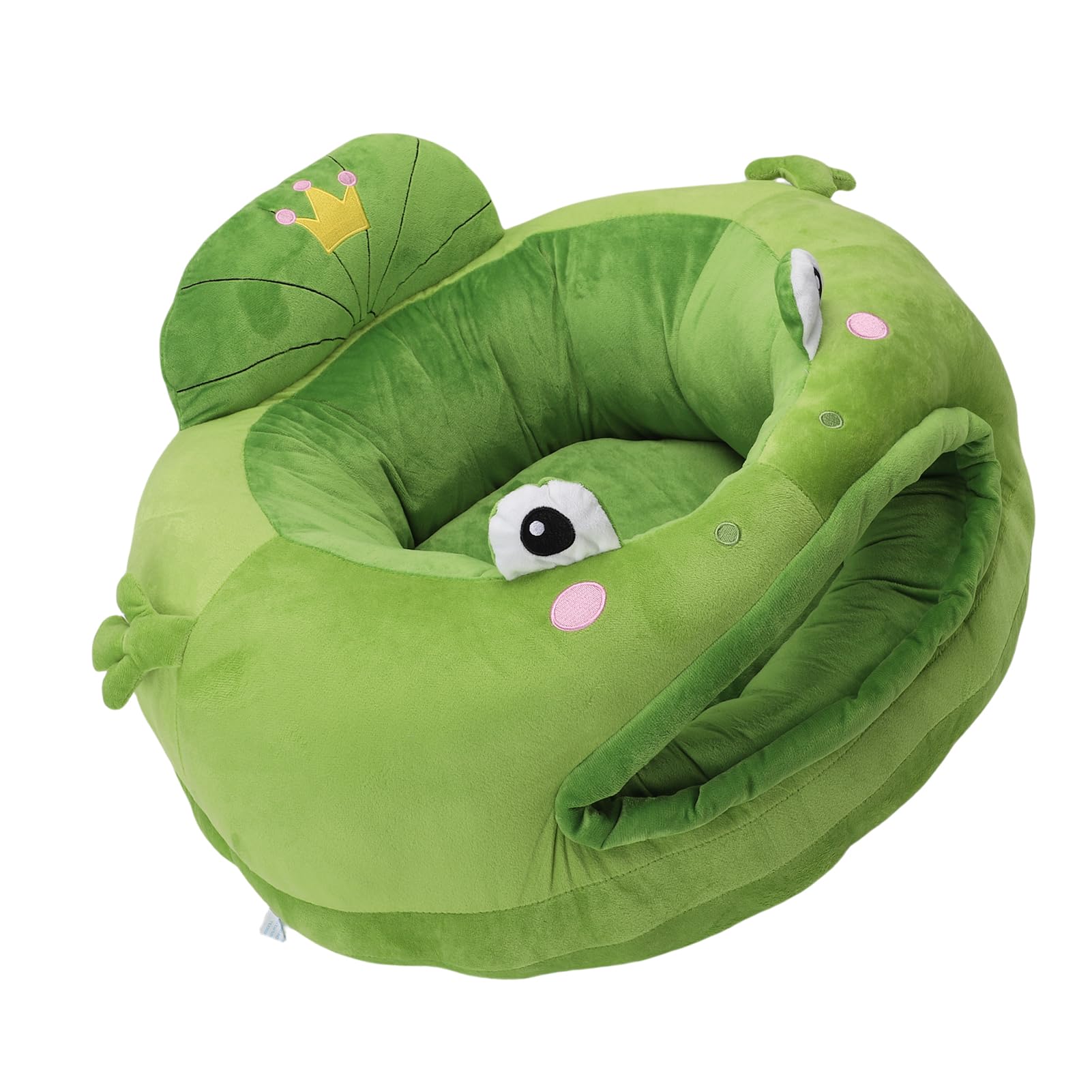 mingzhe Sedia da Sit Up per Bambini in Peluche a Forma di Cartone Animato, Sedile di Supporto Morbido per Neonati con Cuscino Ergonomico Paraurti a 360°, Design Salvaspazio Bambini (Stile 2)