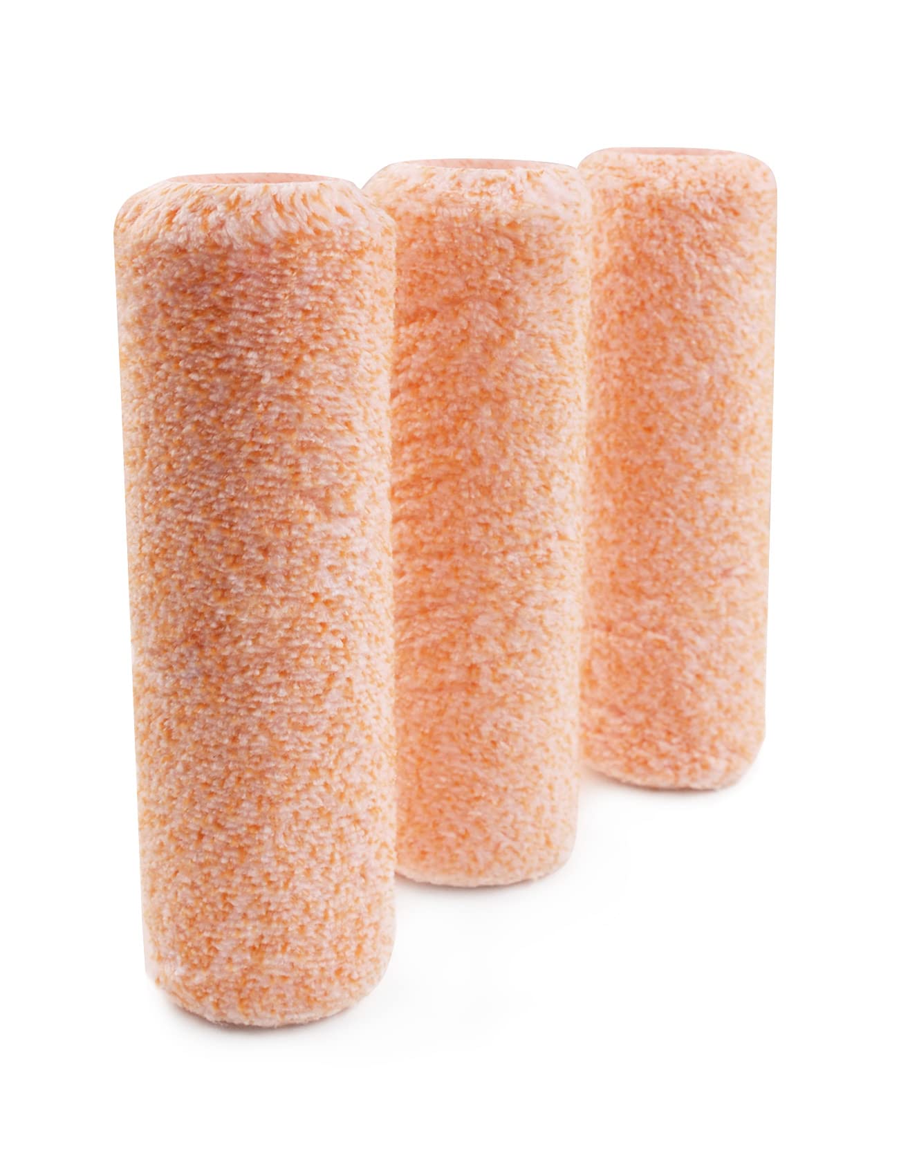 Rollingdog 9Inch Paint Roller Sleeves- Woven Microfiber Paint Roller Covers For Wall, Floor Painting (Pack Of 3, 3/8" Nap)