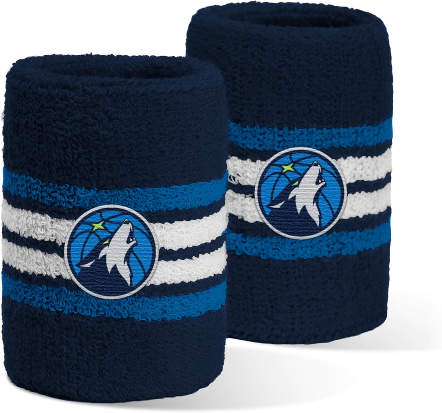 For Bare Feet NBA Officially Licensed Team Logo Headband & Wristband Combo Pack Team Color OSFM