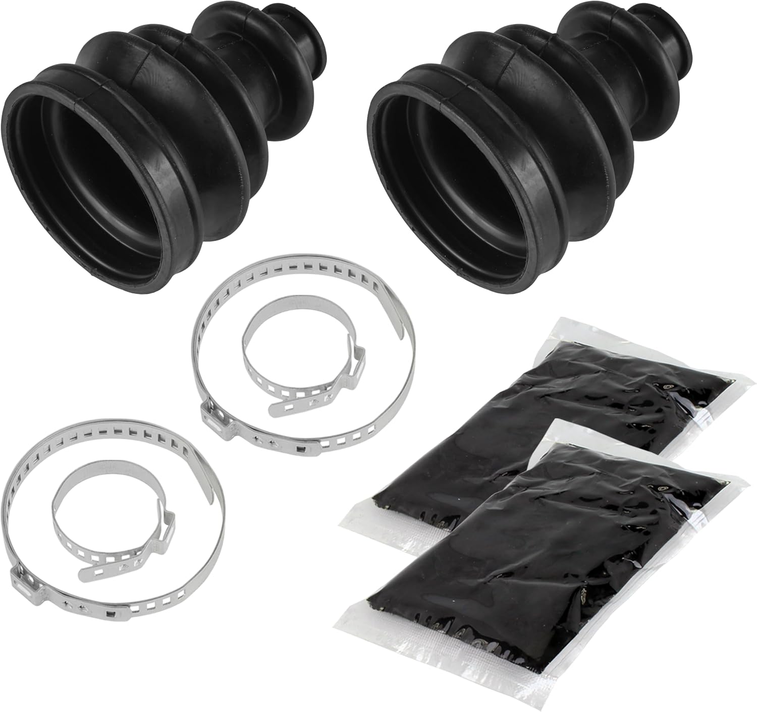 Caltric Front Right Left Axle Cv Boot Kit Compatible with Polaris Ranger 700 6X6 Efi 2008 2009