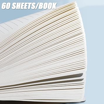 5 Pack A5 Lined Notebook 120 Pages 60 Sheets Kraft Cover Wirebound Notebooks Bulk Journals 8mm Lines Spiral Notebook for School Study Office Business Use