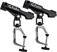 FISHN dupla horgászbot tartó 360° forgatható csónak és hajó felszereléshez 1