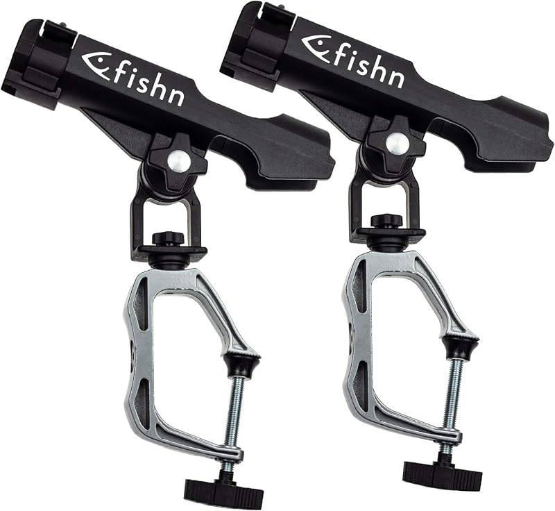 FISHN dupla horgászbot tartó 360° forgatható csónak és hajó felszereléshez