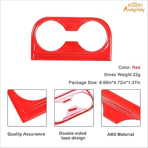 Vista 14 de Aunginsy Soporte para reposabrazos central para asiento delantero de automóvil, adhesivo decorativo compatible con Toyota Tundra 2014-2021