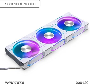 Phanteks PH-F120D30R_DRGB_PWM_WT01_3P, White