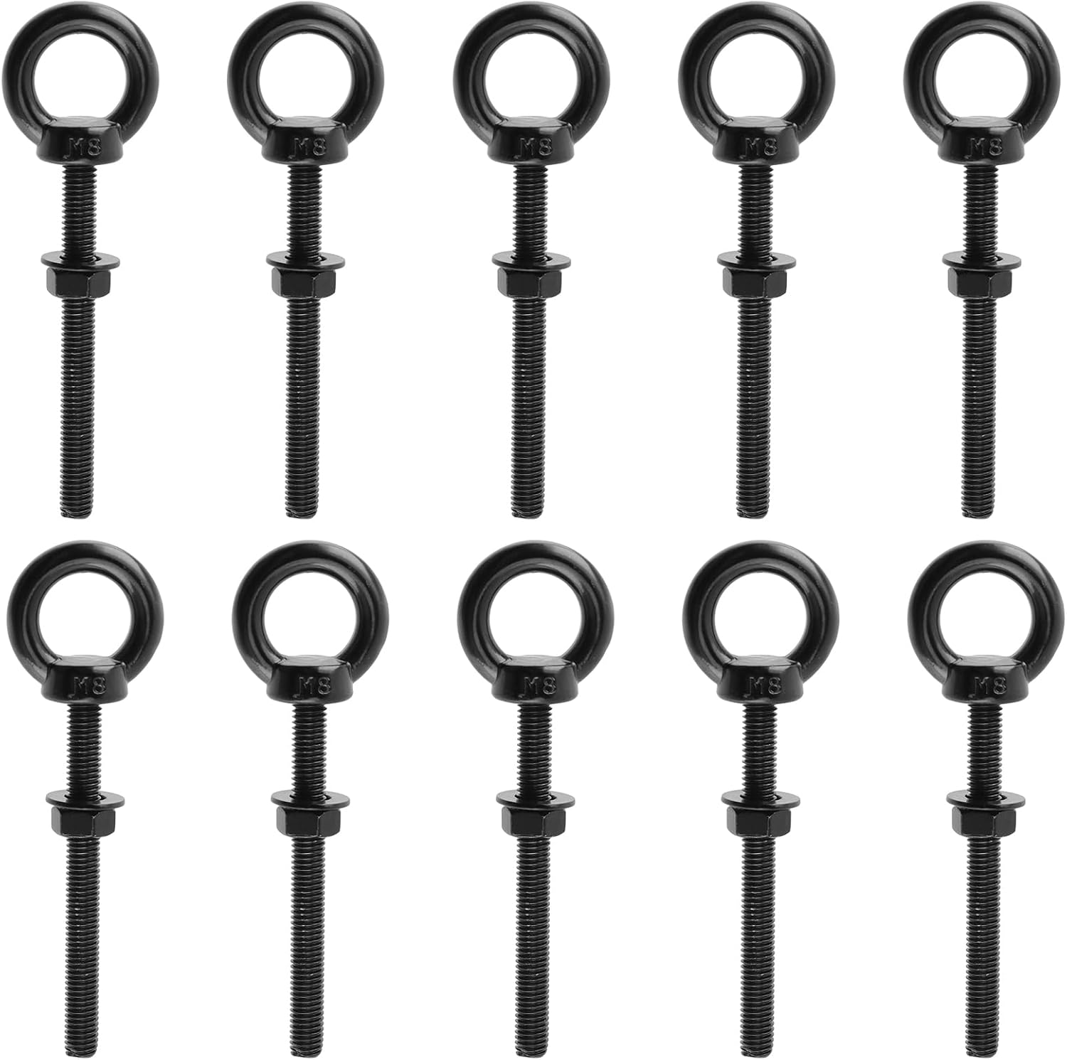 Antrader M6 Stainless Steel Eye Bolt,Heavy Duty Lifting Eyebolts,4Pcs Set