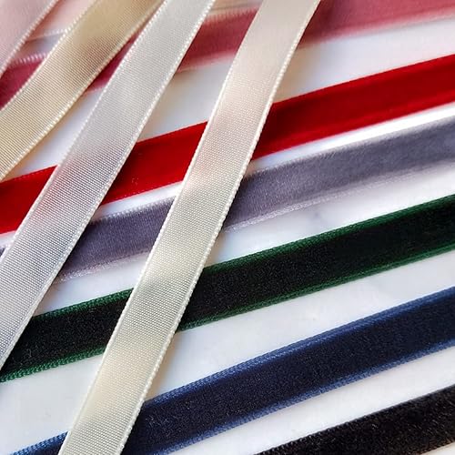 Miniatura 6 de Cinta de terciopelo verde vintage de 50 yardas de 38 pulgadas de ancho con carrete para bodas, fiestas de Navidad, envolver manualidades, ramos