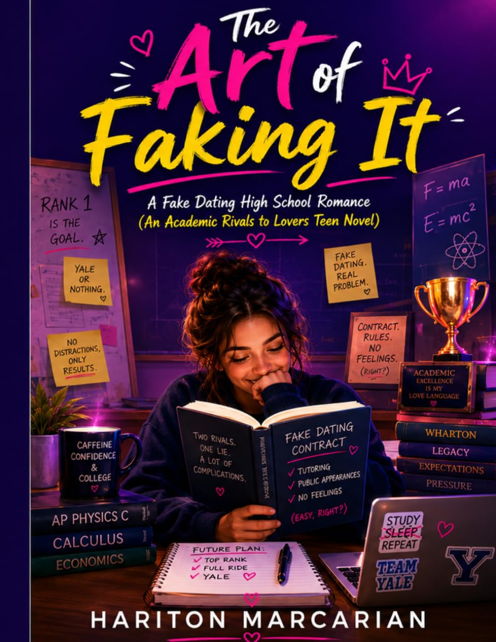 The Art of Faking It: A Fake Dating High School Romance (An Academic Rivals to Lovers Teen Novel)