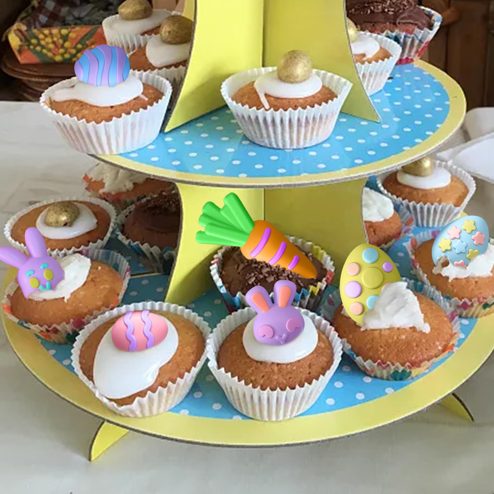 Stampo in silicone per colata di Pasqua, coniglietto in silicone, per Pasqua, per lavori artigianali