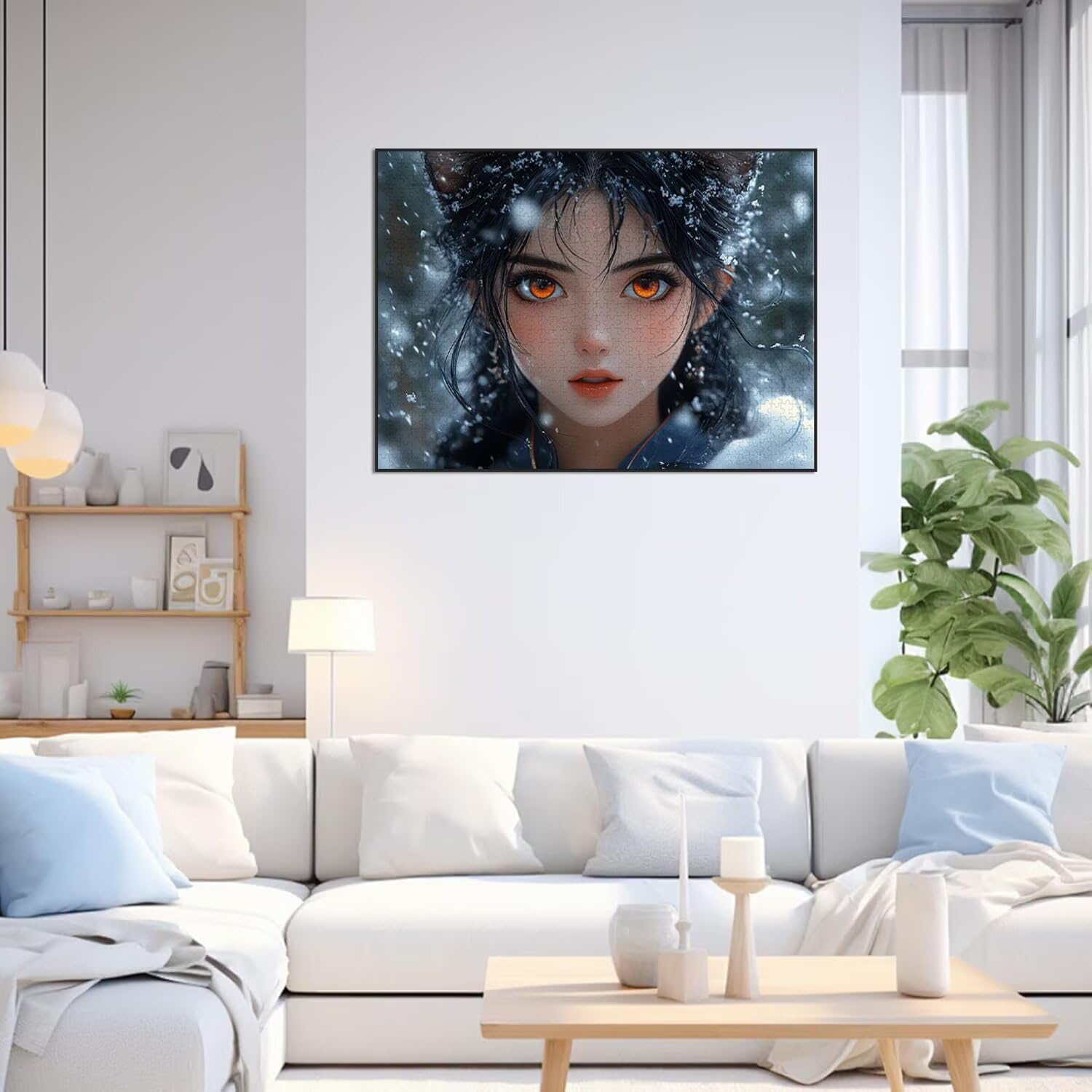 Puzzle 4000 Teile Mädchen Herausforderndes Klassische Puzzles, n-631 | Familienpuzzles, Entspannung Aktivitäten, Schwieriges Kunst Puzzle Winter, Impossible Herausforderndes, Geschenk für Frauen