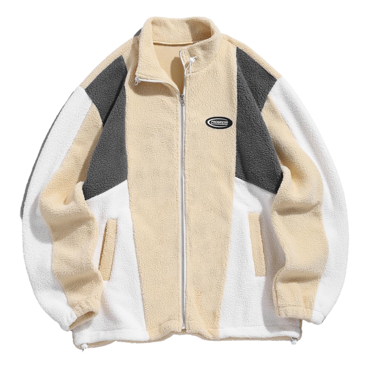 ZAFUL Mens Quarter Zip Fleece Pullover Oversized Vintage Aztec Sweatshirt