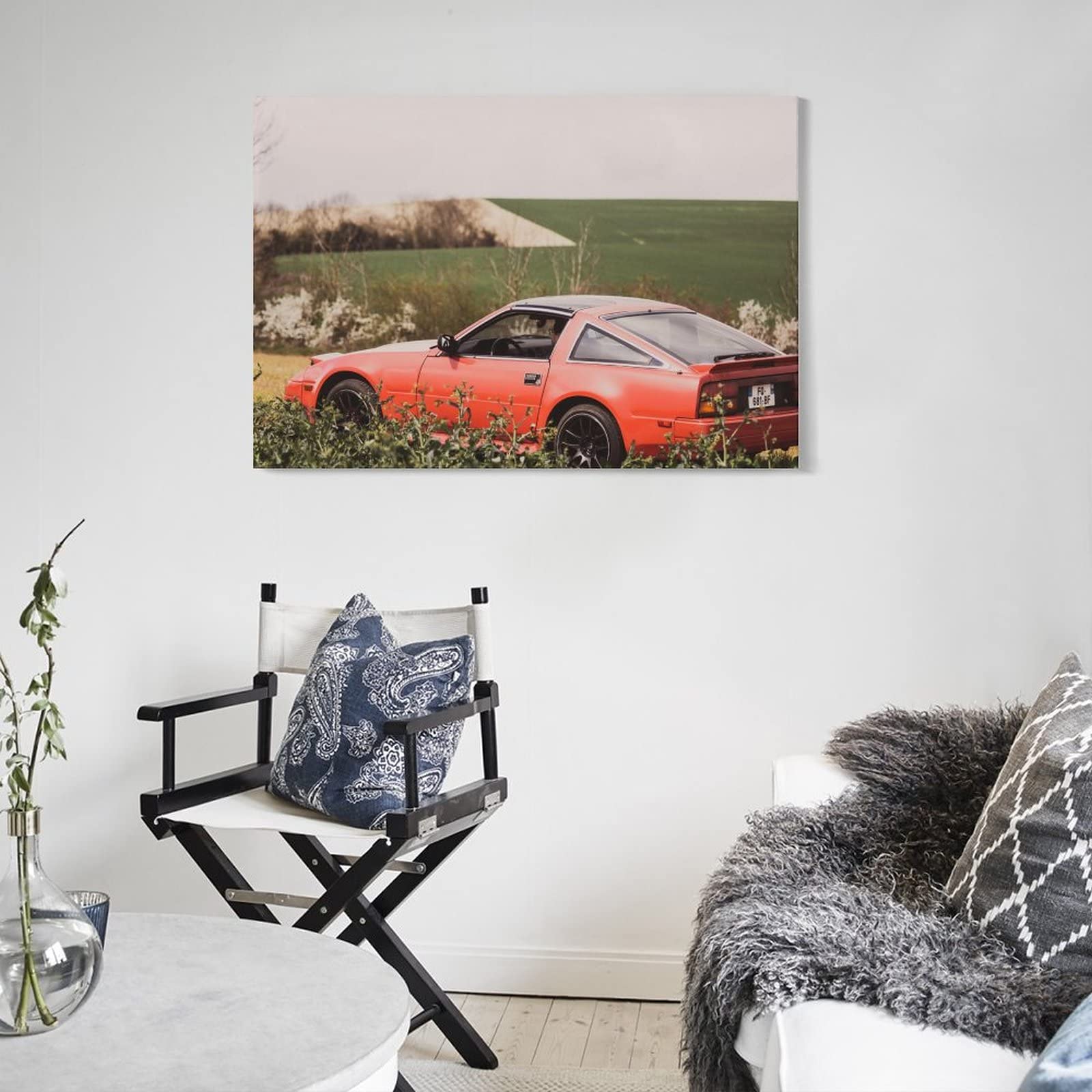 Amazon.com: QLAZO JDM Car Vehicle Artwork Z31 300zx Orange Red