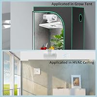 Hose Vary 100mm Csatorna Ventilátor Fürdőszoba Konyha Wc-hez Állítható Sebességgel - 100 Mm White Axial Fan 4