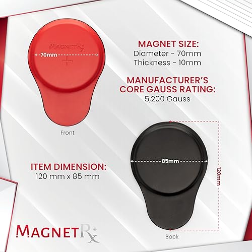 Miniatura 25 de MagnetRX Kit de imanes de terapia biomagnética – Imanes para Biomagnetismo Médico – Dr Goiz Bio Imán Par para Terapia de Imanes Biomagnetismo