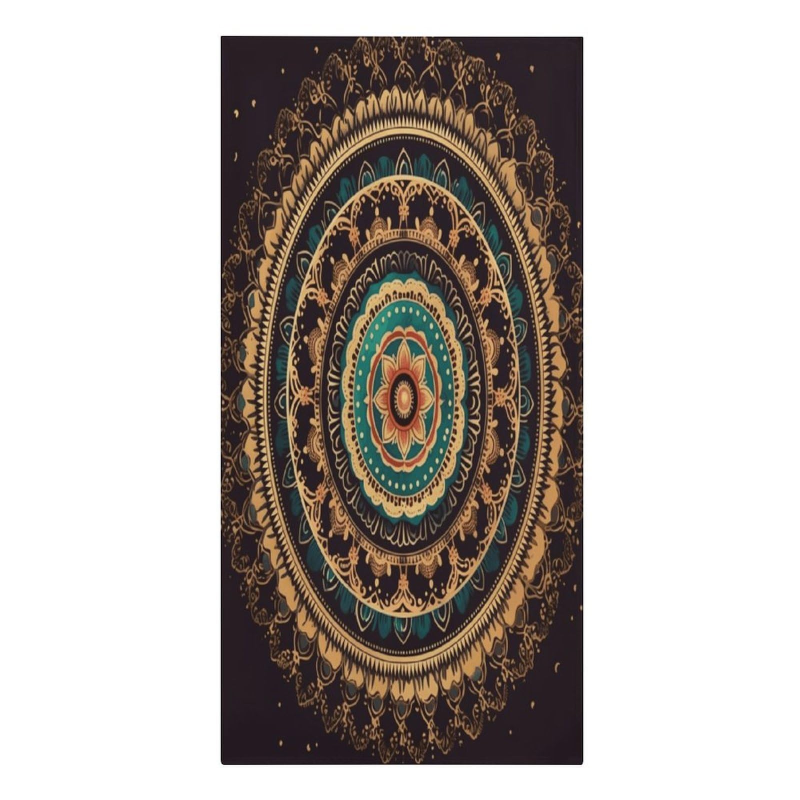 VstaDank Mandala Beach Towels 30"x61" Microfiber Super Absorbent Large Bath Towels Cozy Soft Swim Travel Towel Quick Dry Thin Pool Towel Beach Accessories for Outdoor Adult