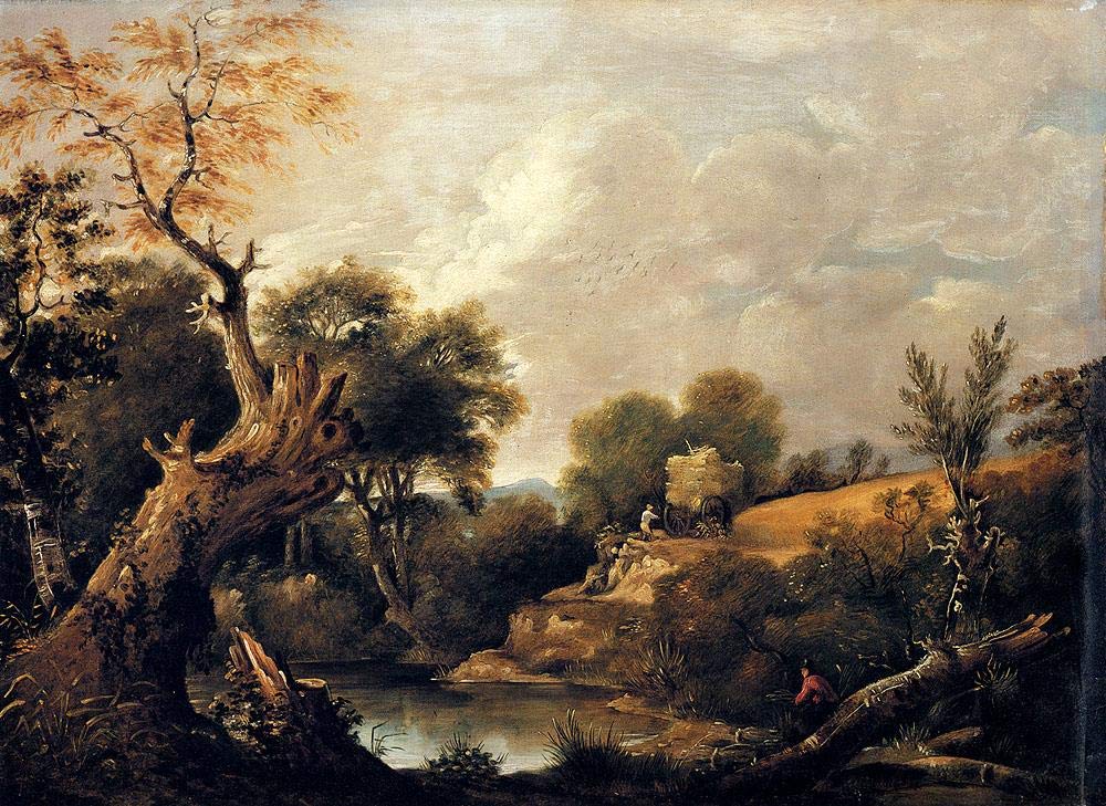 Paysage romantique Le champ de récolte de John Constable : superbe tableau de salon - 6