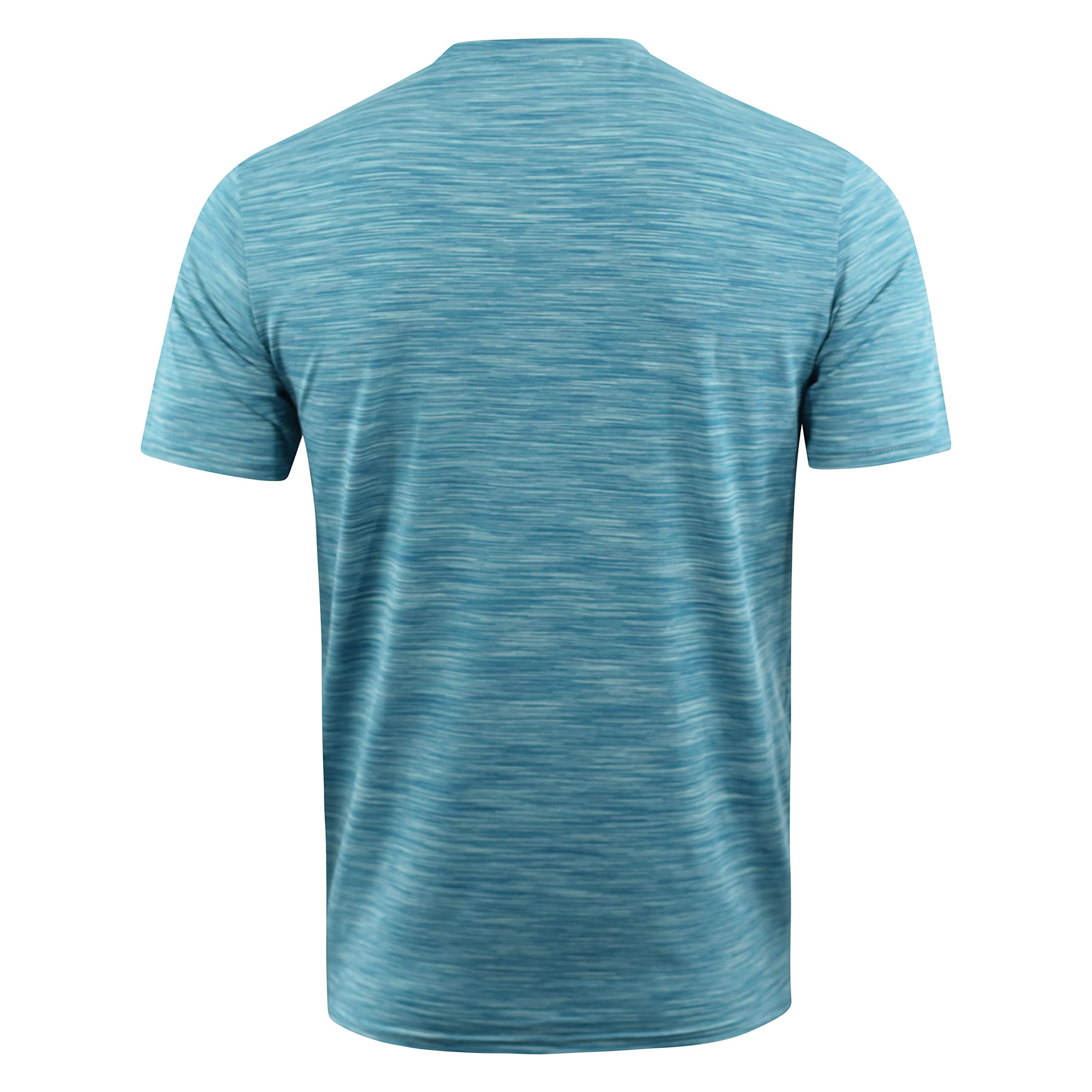 Kandor Męski T-shirt na siłownię i krótki zestaw – proaktywne męskie spodenki sportowe, trwałe męskie koszulki treningowe o wysokiej intensywności, elastyczne spodenki treningowe, odprowadzające wilgoć i rozciągliwe spodenki treningowe i koszulka UK, Aqua