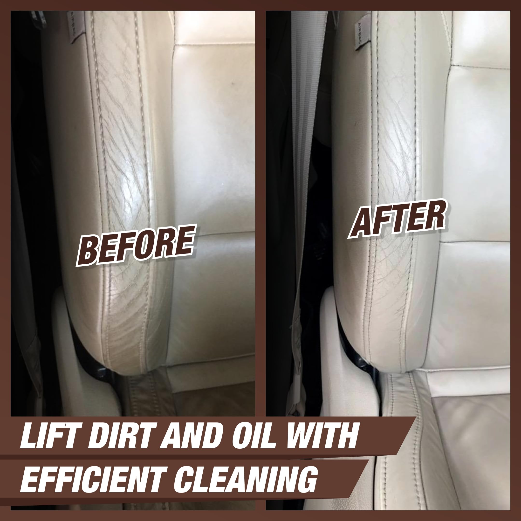 Wavex Leather Cleaner 650ml | Bike & Car Leather Seat Cleaner | Also Useful for Original Leather Jackets, Sofas, & Bags 4