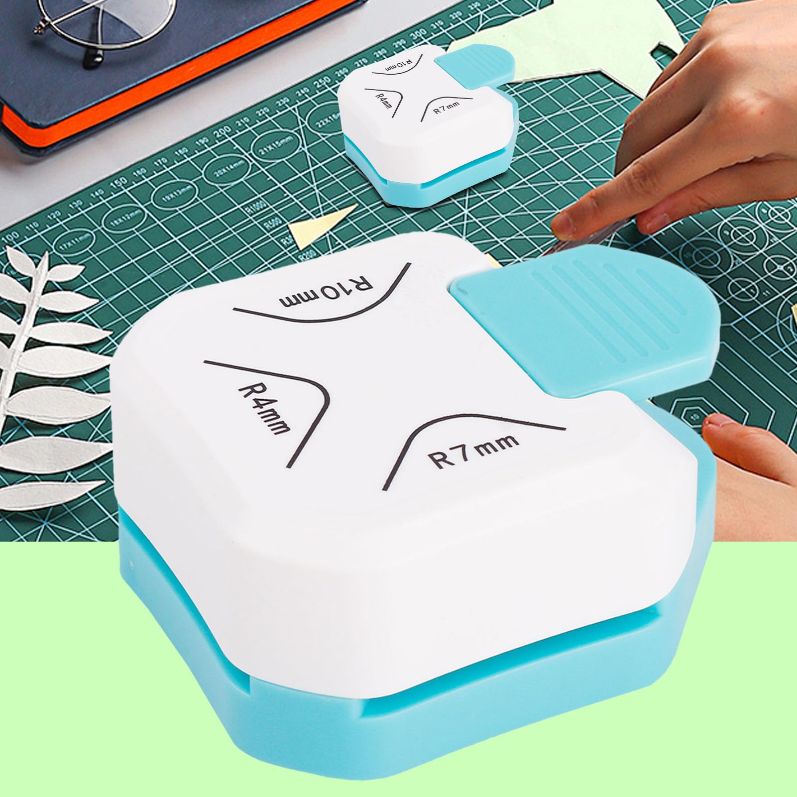 Punchs En Papier Pour L'artisanat, Coureur D'angle - Trimteur Carré De Coupe -papier | Outil D'artisanat Décoratif Pour Le Scrapbooking Carte Esthétique Journal Planner Planner Projects BookBinding