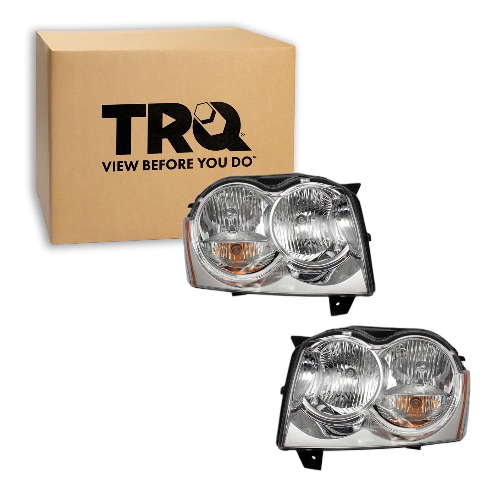 TRQ Headlight Assembly Set