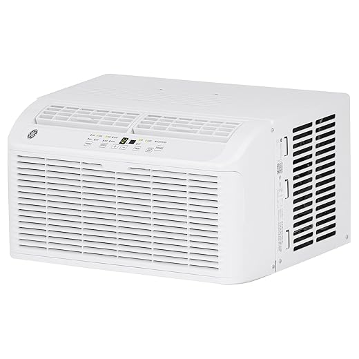 GE 6,200 BTU Ultra Quiet Window Air Conditioner for Small Rooms and Bedrooms, Control Using Remote, 6K Window AC Unit, Easy Install with Included Kit, White