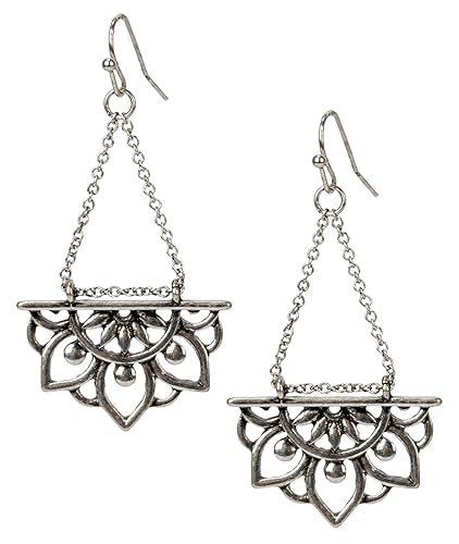 SPUNKYsoul New Beginnings Lotus Flower Antique Silver or Gold and