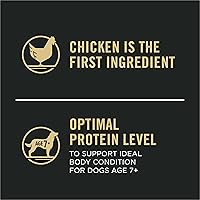 Vista 6 de Purina Pro Plan Alimento para perros mayores con probióticos para perros, mezcla triturada de pollo y arroz, bolsa de 34 libras