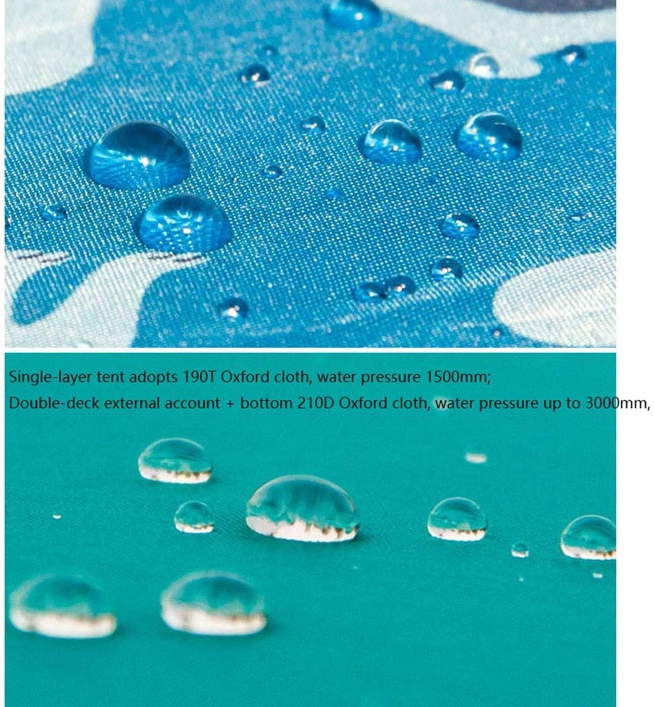 Zelt Stabiles sechseckiges Zelt, automatisches wasserdichtes Sonnen-Regen-Windschutz-Doppelschicht-Campingzelt, strapazierfähiges belüftetes Strandzelt aus Gaze Party